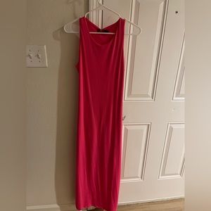 Never worn pink body con dress